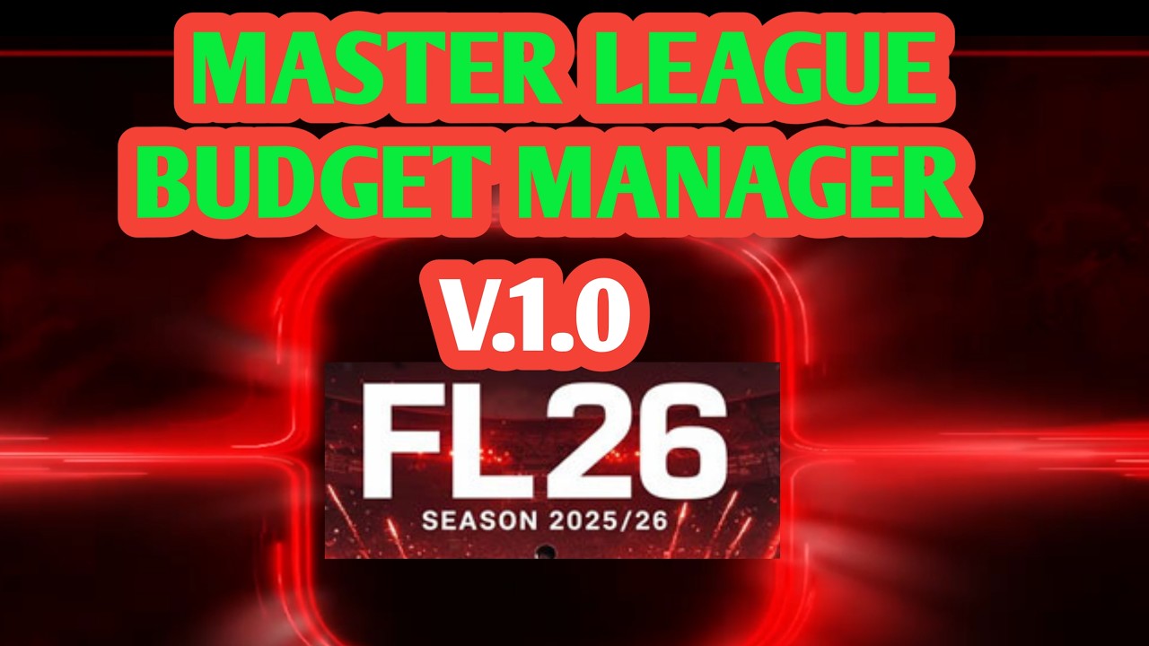 PES 2021 or SP Football Life 2026 Master League Budget Manager v1.0