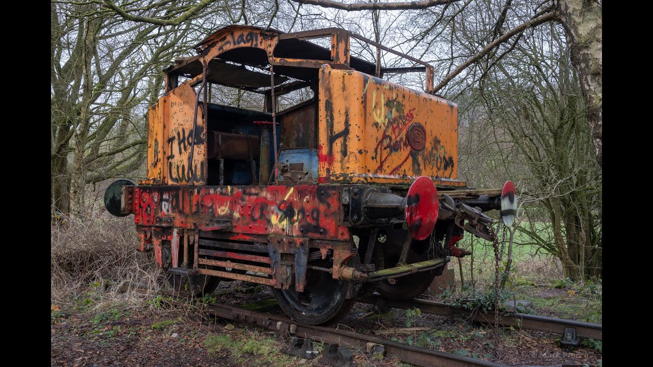 ABANDONED RAIL TRUCKS