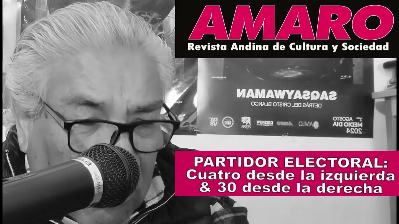 30 PARTIDOS DE LA DERECHA Y CUATRO DE IZQUIERDA.