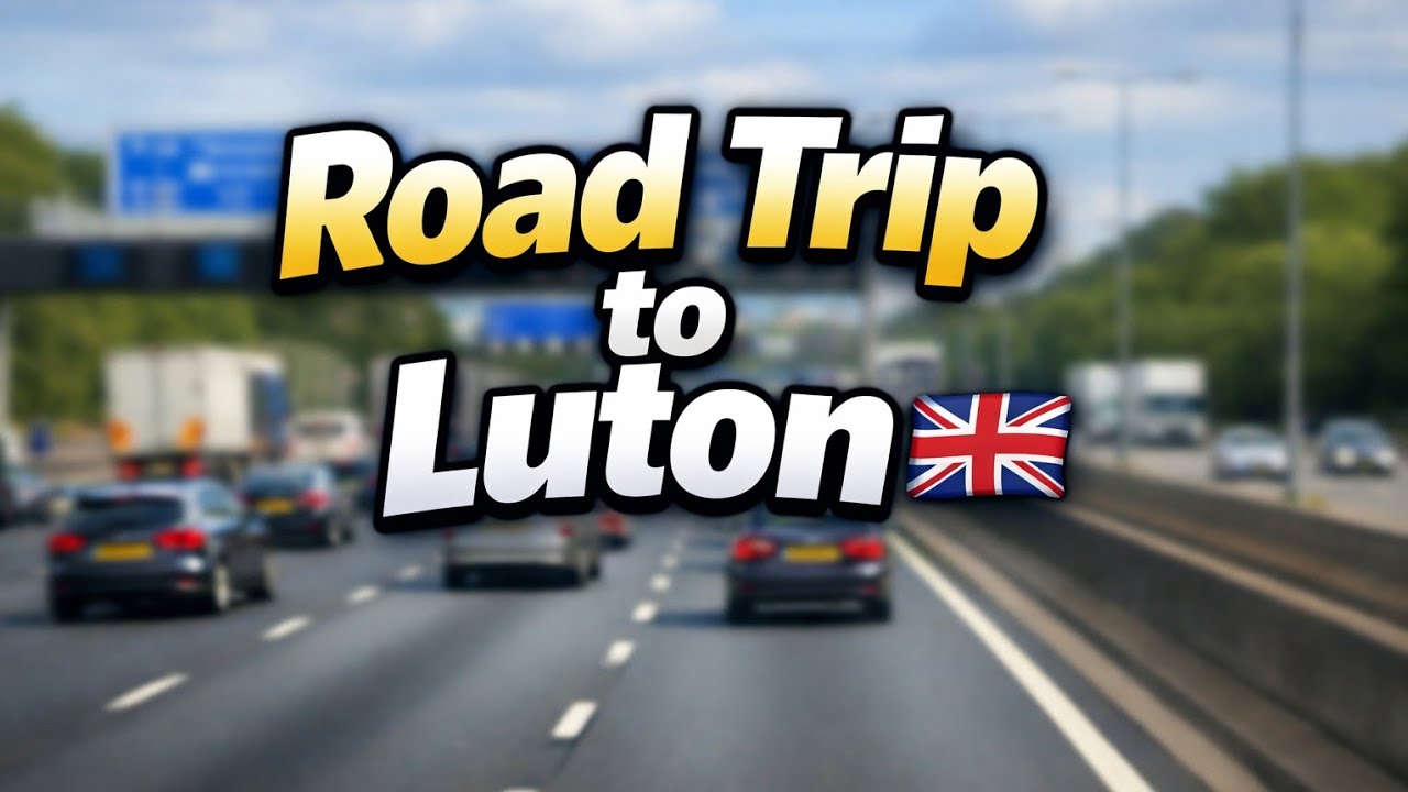 POV Drive from London to Luton 🚗 | Relaxing Motorway Drive (No Talking)