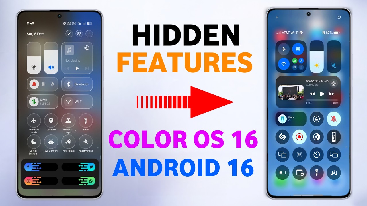 Oppo Color OS 16 Update : Top 20 Hidden Features🔥 Android 16 for Oppo K12x,Reno 11/11F,F25/F27 Pro
