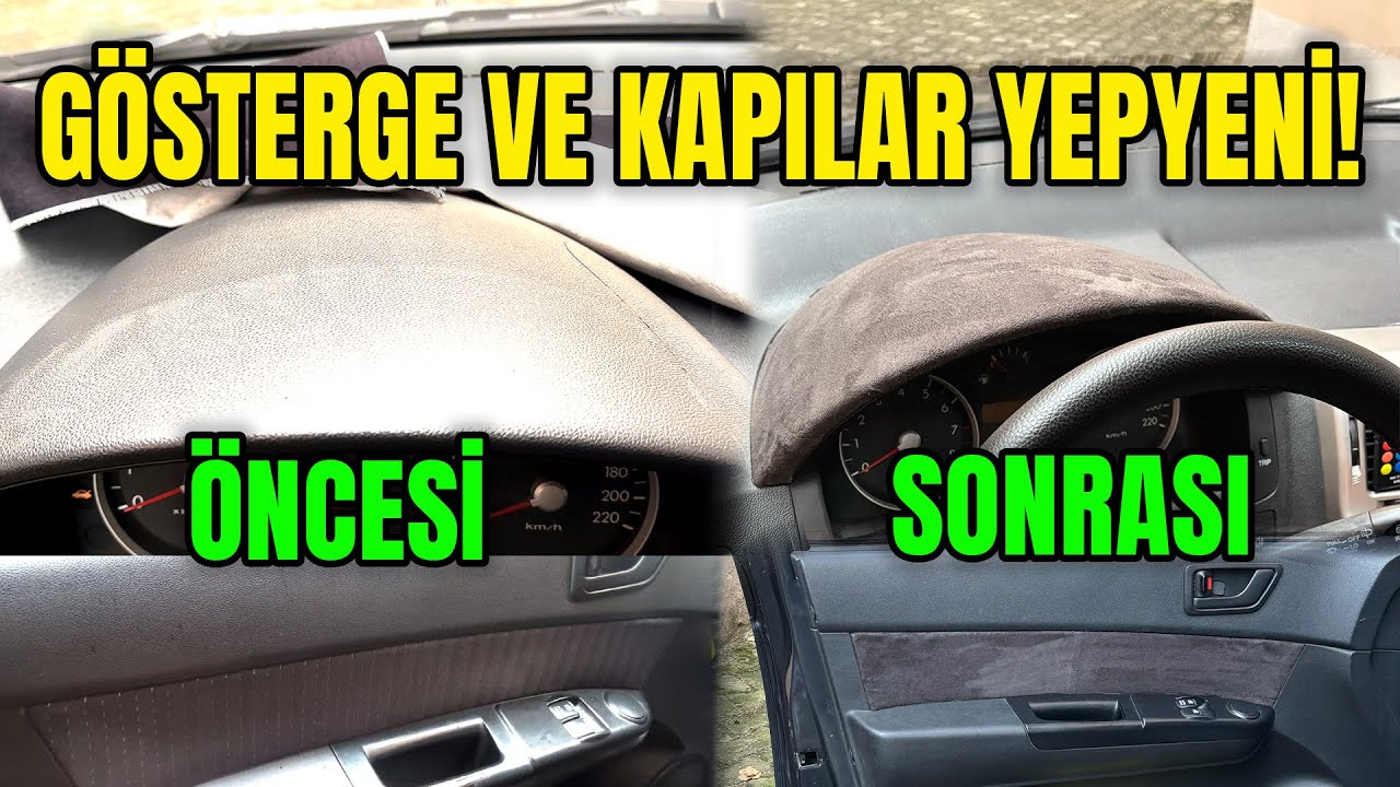 Hyundai Getz Arabamın İçine Alkantara Kaplama Yaptım | Uygun Maliyet, Yeni Görünüm!  - Tarık Yılmaz