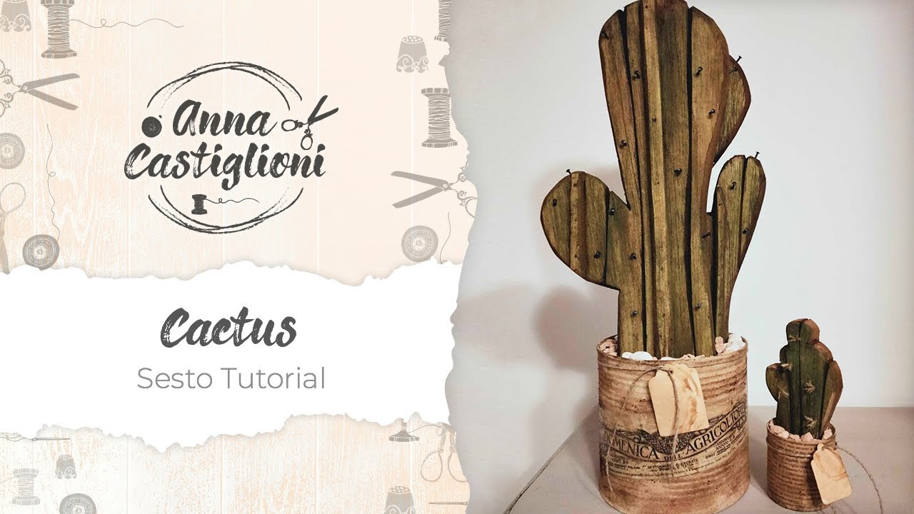 i Tutorial Creativi di Anna - Cactus in Barattolo
