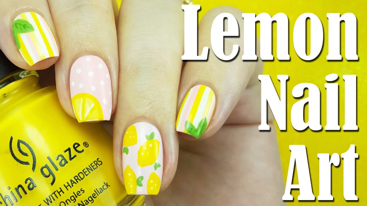 Lemon Nail Art Tutorial