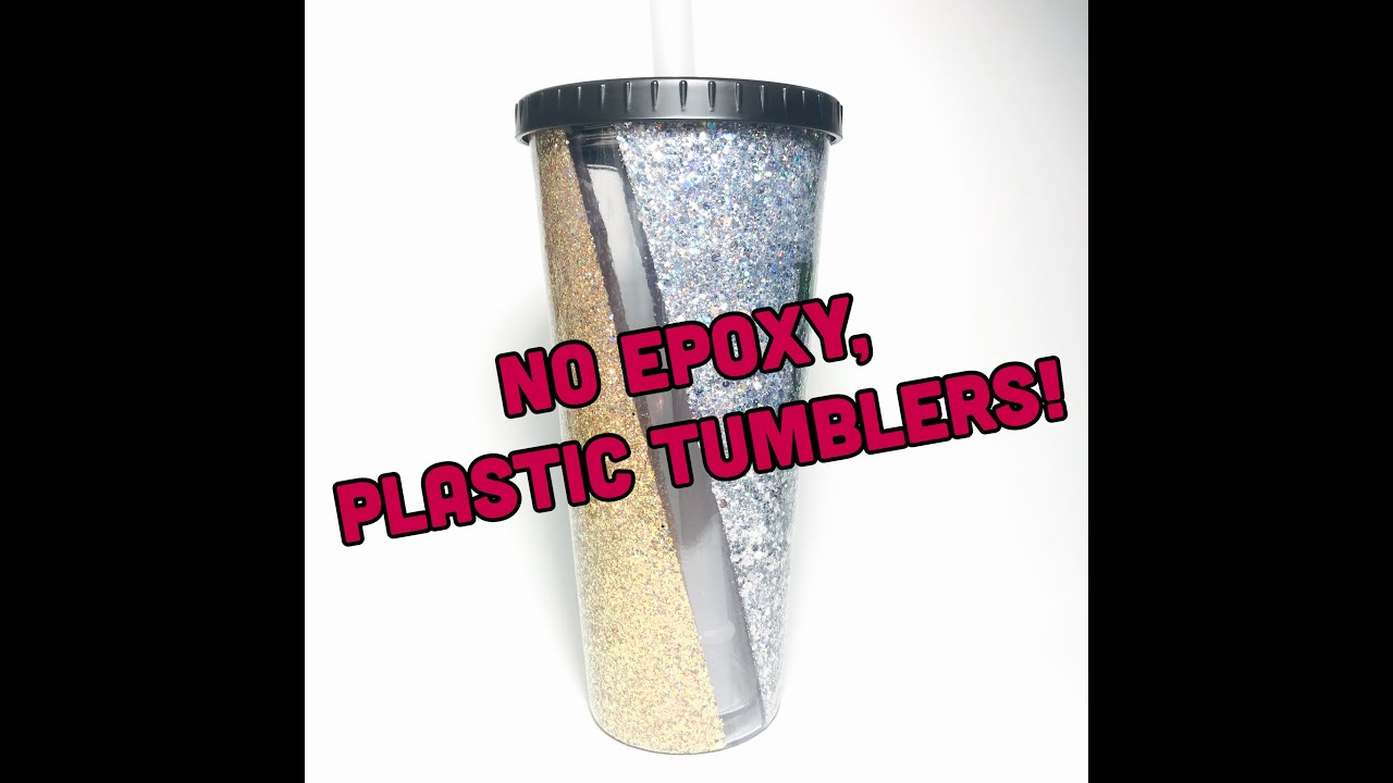 TUMBLER MAKING WITH CRYSTALAC ON PLASTIC TUMBLERS