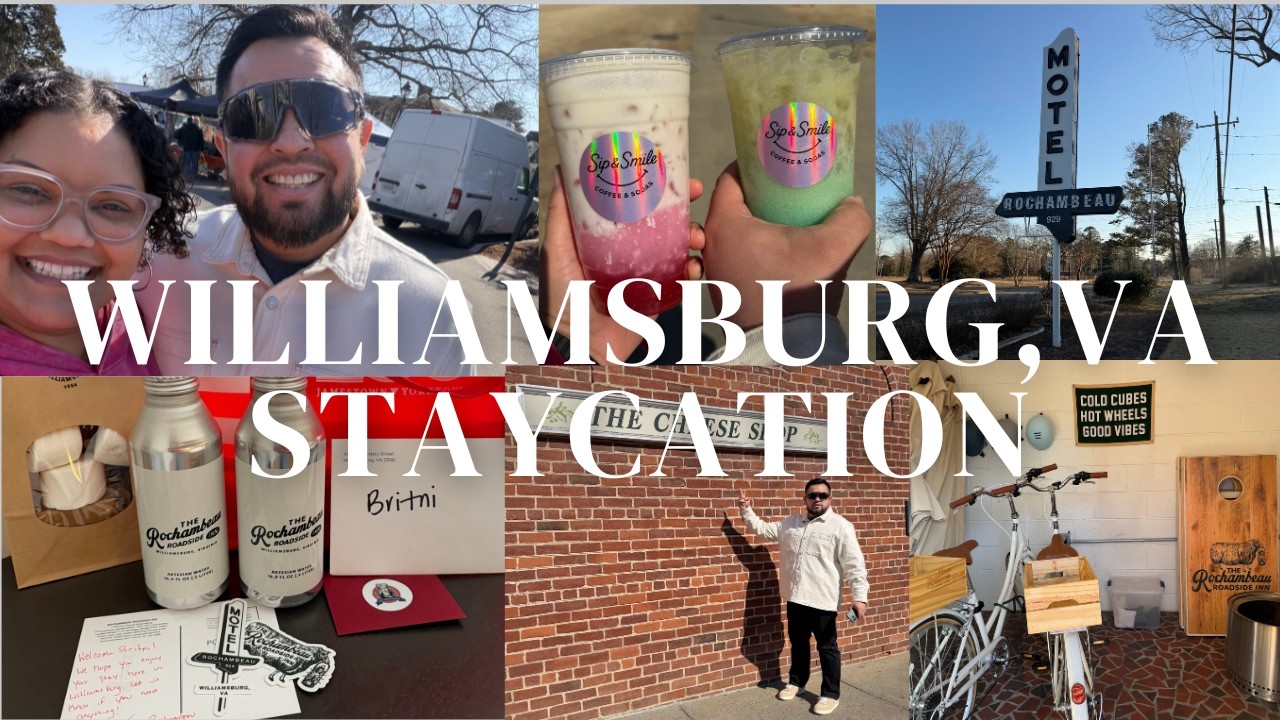 Vlog: Valentine's Day Weekend, Cutest Boutique Hotel, Williamsburg, VA 📍Staycation Vibes