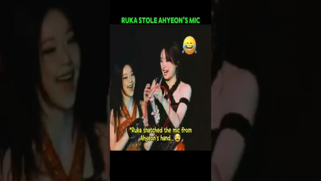 ruka stole ahyeons mic on love monsteiz tour