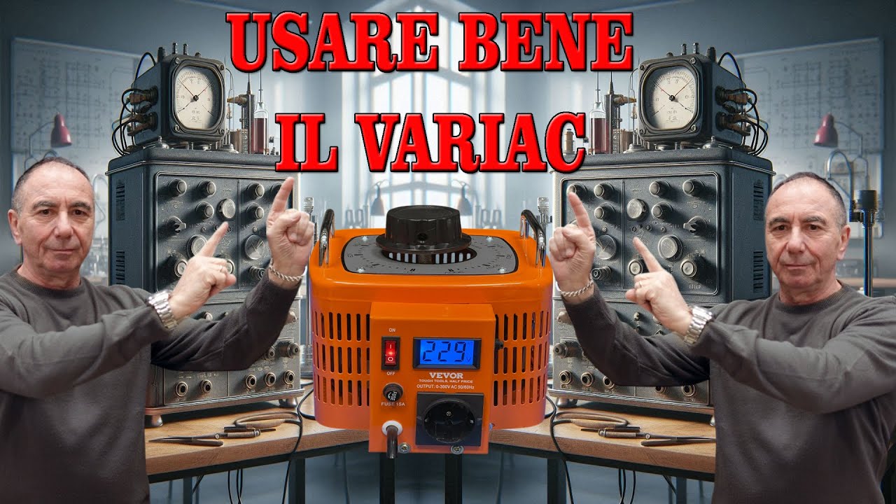 099 TUTTI GLI USI DEL VARIAC SPIEGATI BENE #elettronica #electronic