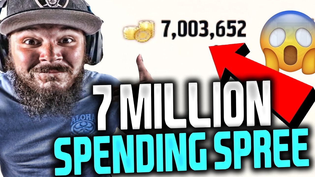 7 MILLION COIN SPENDING SPREE!! BEST TEAM IN MADDEN? MADDEN 18 ULTIMATE TEAM