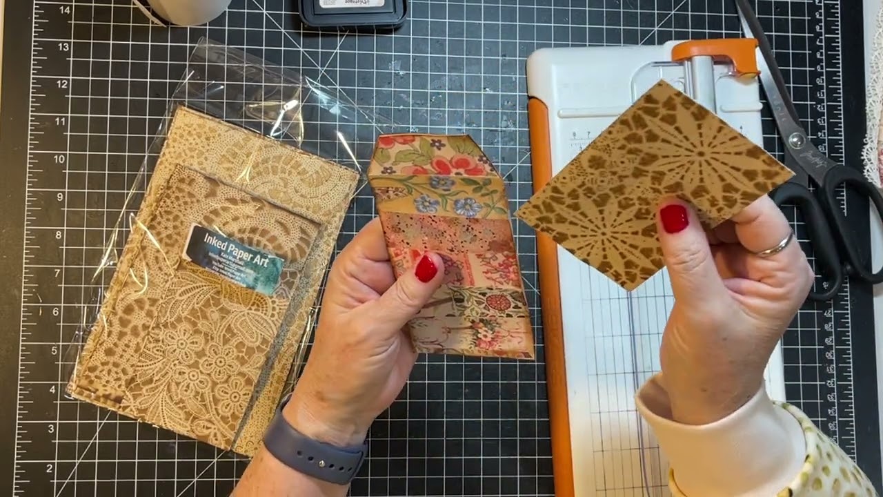 Scrappy Saturday! - Adding Machine Tape Collage!