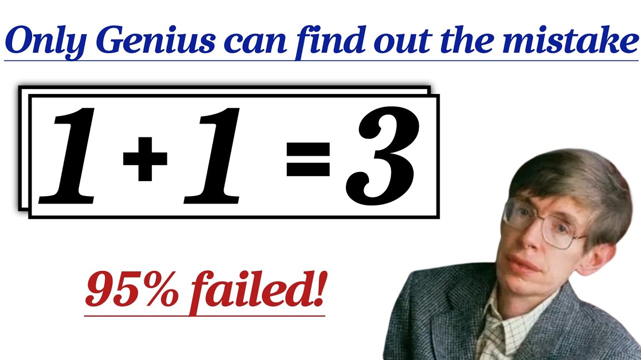 1+1=3 Proof || Breaking the Rules of Mathematics || 1+1=3