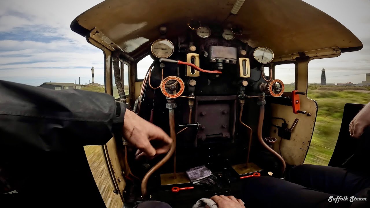 Romney Hythe and Dymchurch Railway RHDR  - Driver Experience POV Part 1   New Romney to Dungeness 4K