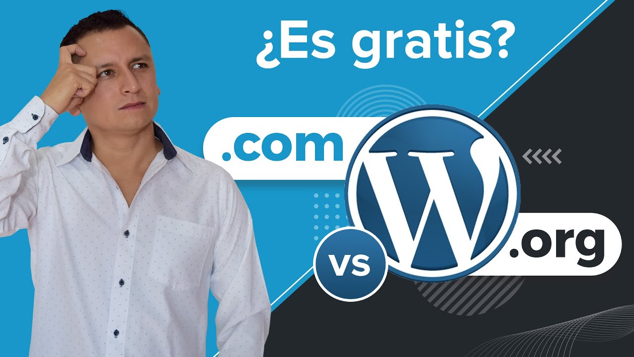 🏅 WordPress es gratis o de pago 💔 WordPress .COM o WordPress .ORG