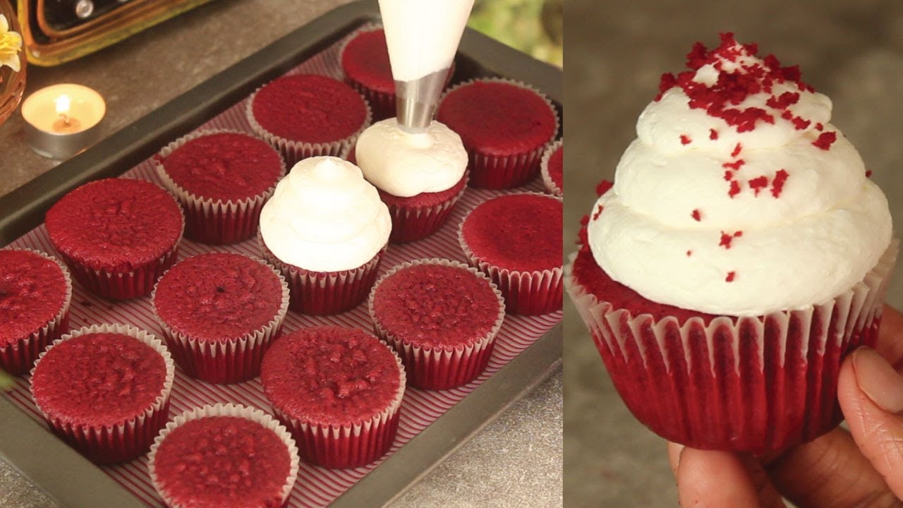 Red Velvet Cupcakes😍 Recipe By Chef Hafsa