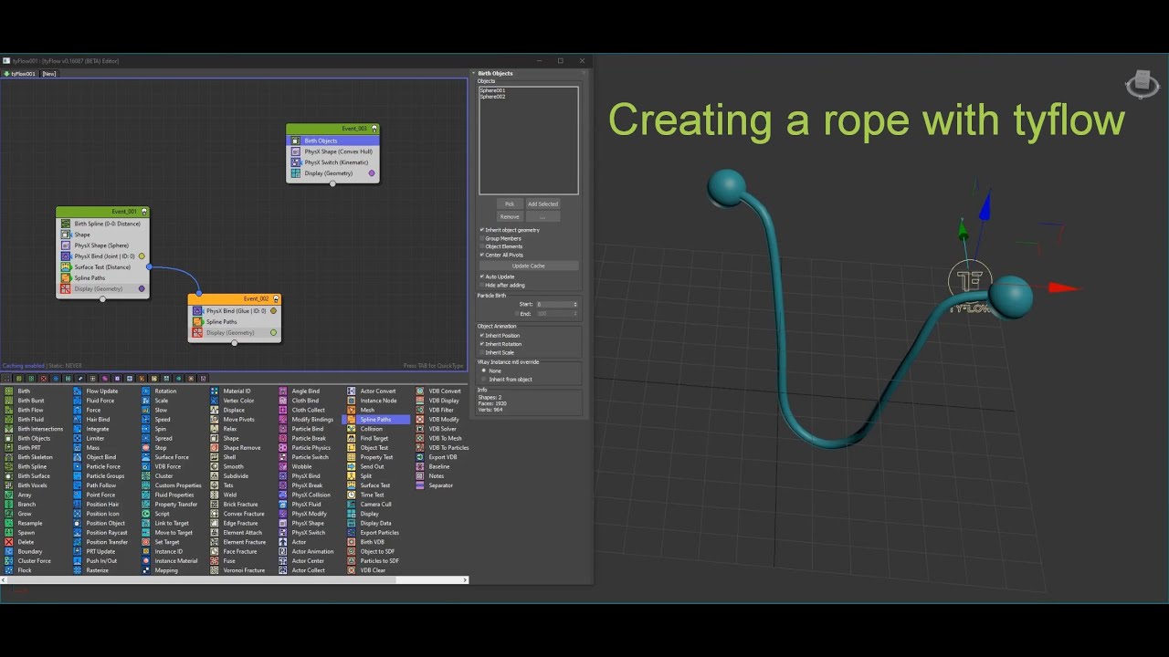 Dark Max № 52 - Creating a rope with tyflow