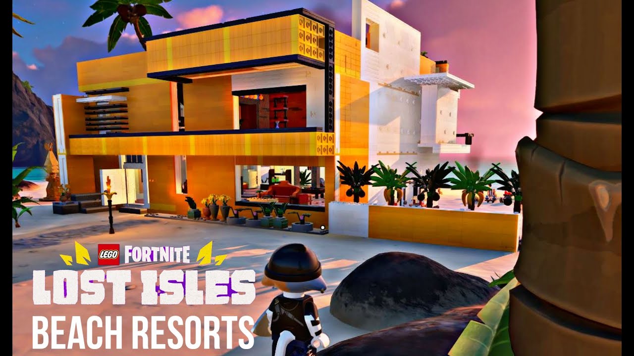LOST ISLES LEGO FORTNITE: BEACH RESORT , expert mode #lego #legofortnite
