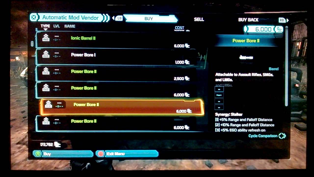 how to mod a gun in defiance