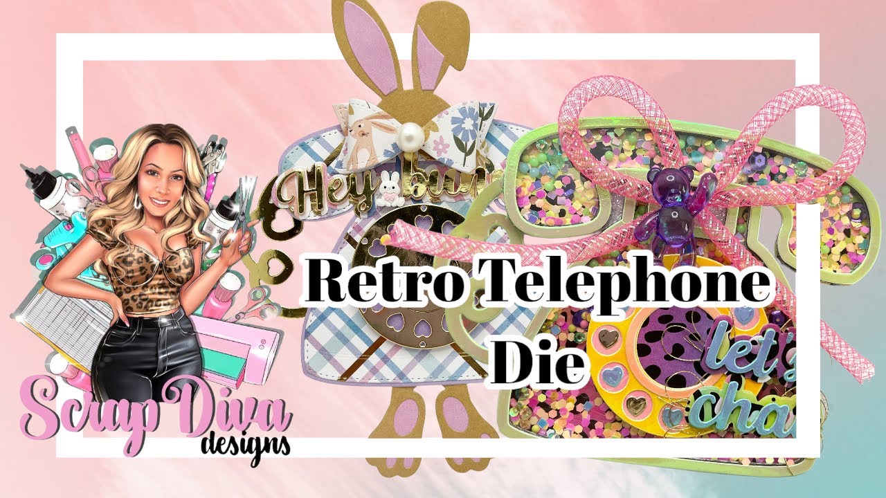 Retro Telephone and other @ScrapDiva29 products