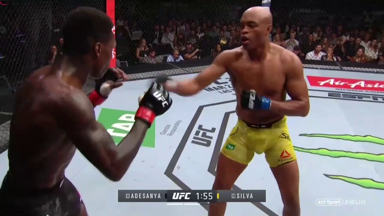 Israel Adesanya vs Anderson Silva Highlights