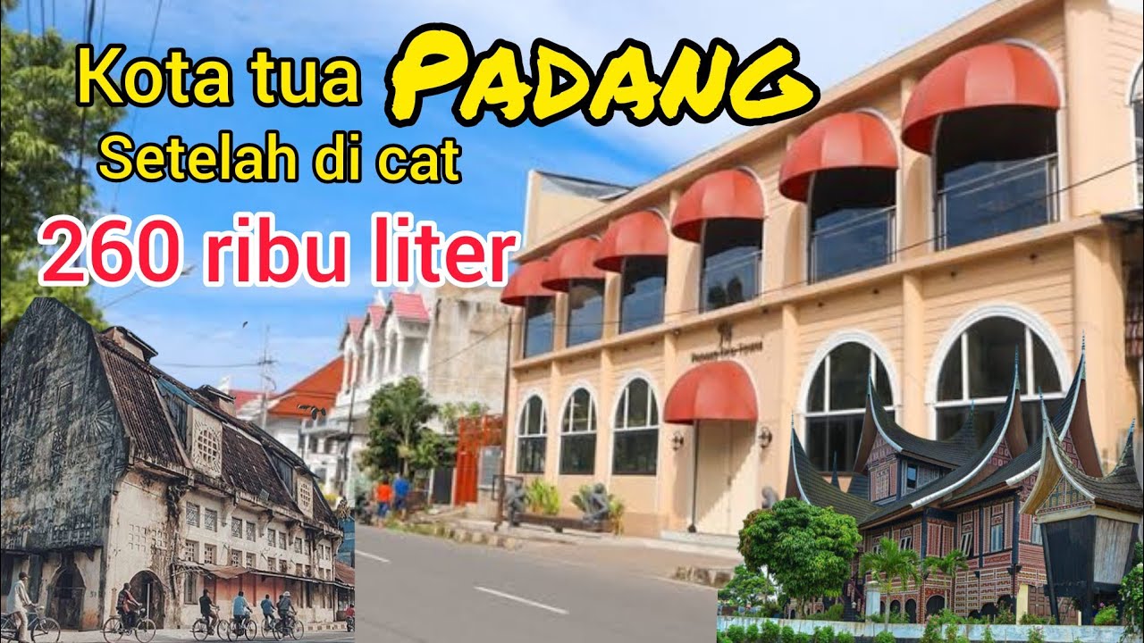 wisata di Padang Sumatera barat ‼️ keliling daerah kawasan wisata kota tua pondok yang makin keren