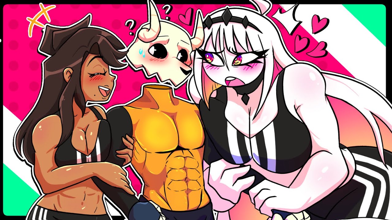 Nikusa X Ayana Double Team Tabi's Workout 💖 (Friday Night Funkin' Comic Dub)