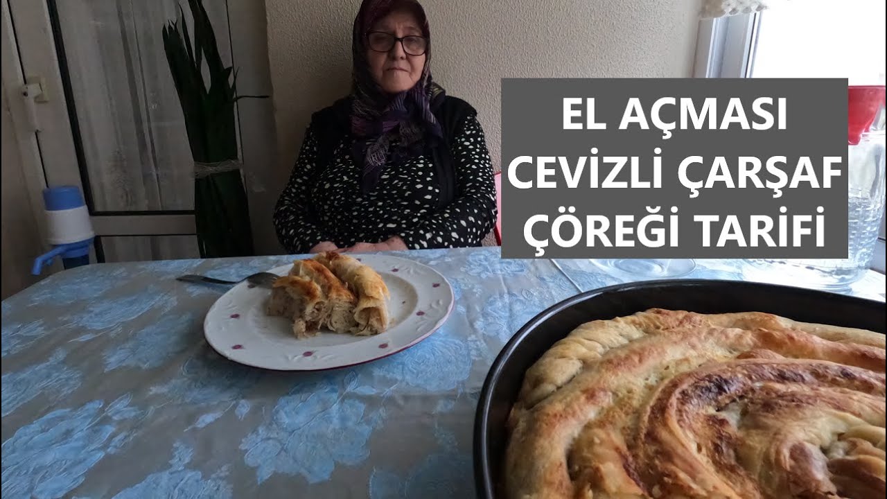 İNCECİK 👍 ÇITIR ÇITIR 👍  CEVİZLİ ÇARŞAF ÇÖREĞİ TARİFİ  😍  (4K)