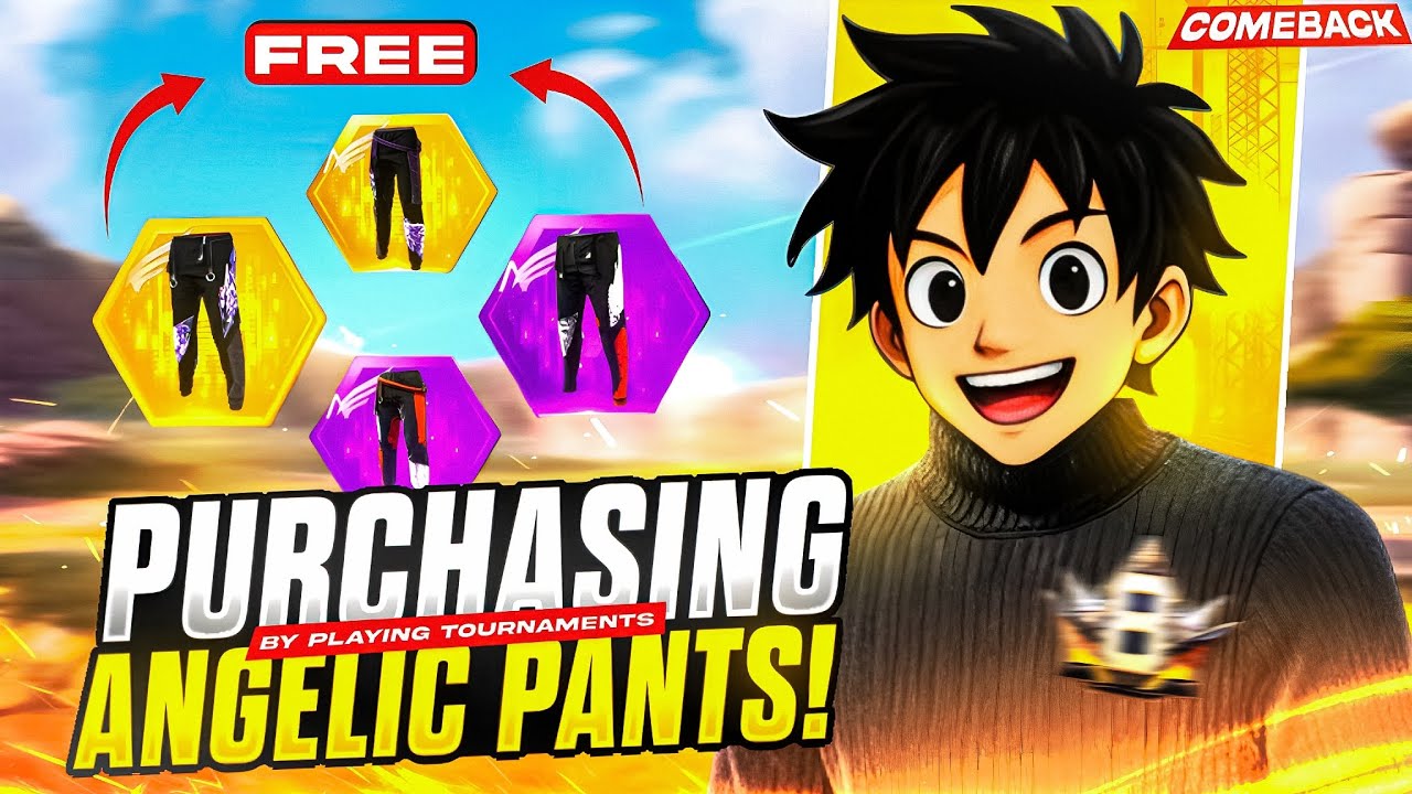 Purchasing Most Rare Angelic Pant ☠️ | By Playing Tournaments 🔥 | ADIL FF 🎯