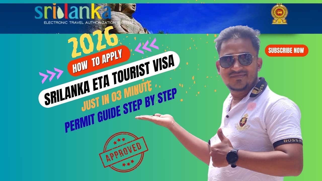 Sri Lanka Visa Just 3 Minutes | Sri Lanka ETA For Bangladeshi Passport Holders STEP BY STEP GUIDE