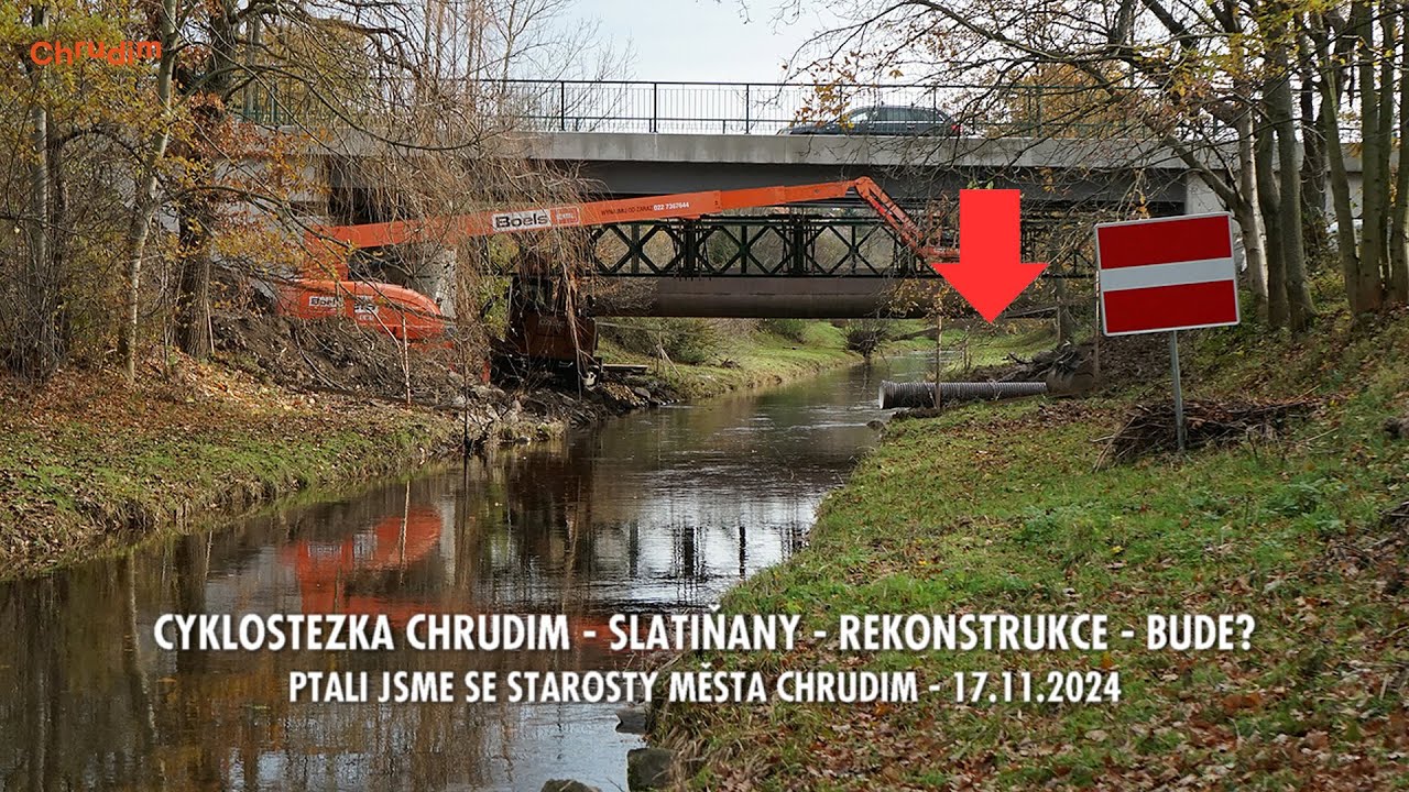 Rekonstrukce cyklostezky Chrudim - Slatiňany - bude? Ptali jsme se starosty Chrudimi - 17.1.2024