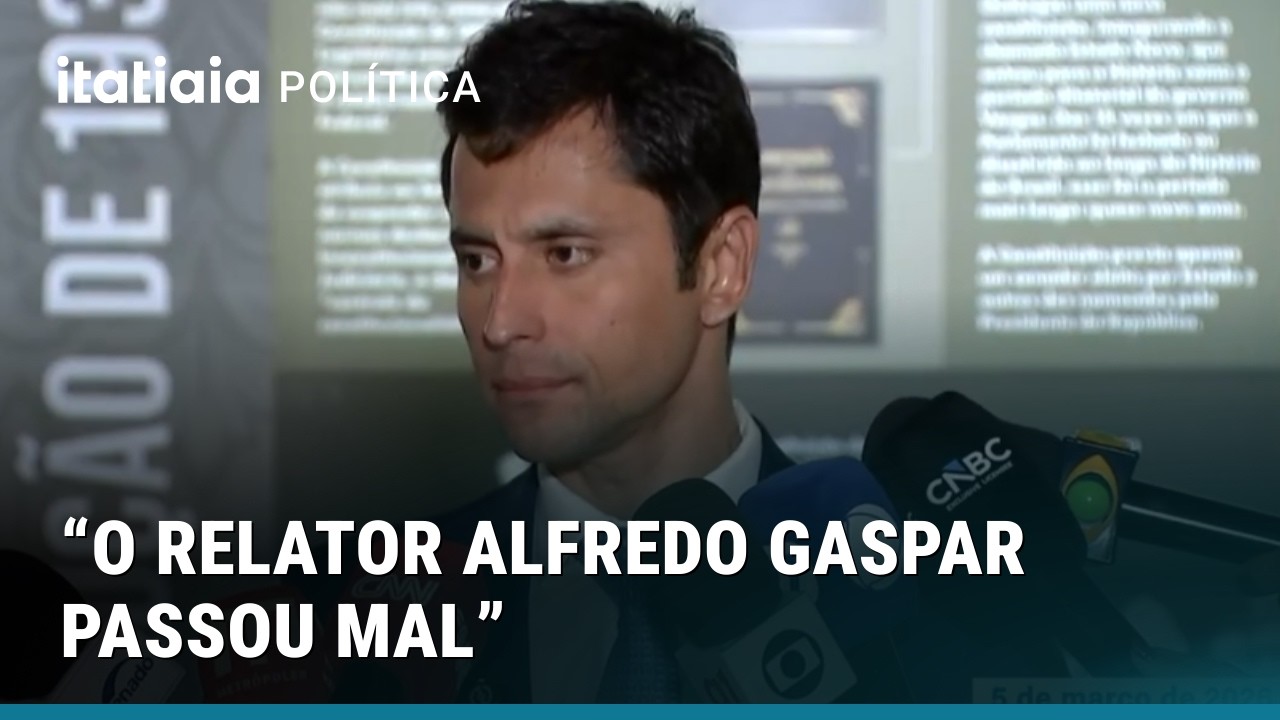 RELATOR ALFREDO GASPAR PASSA MAL E CPMI DO INSS É CANCELADA, EXPLICA DEPUTADO