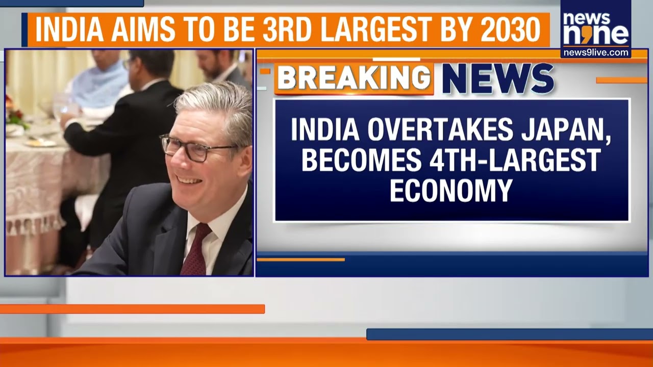 India Overtakes Japan: 4th Largest Economy, On Track To Surpass Germany By 2030