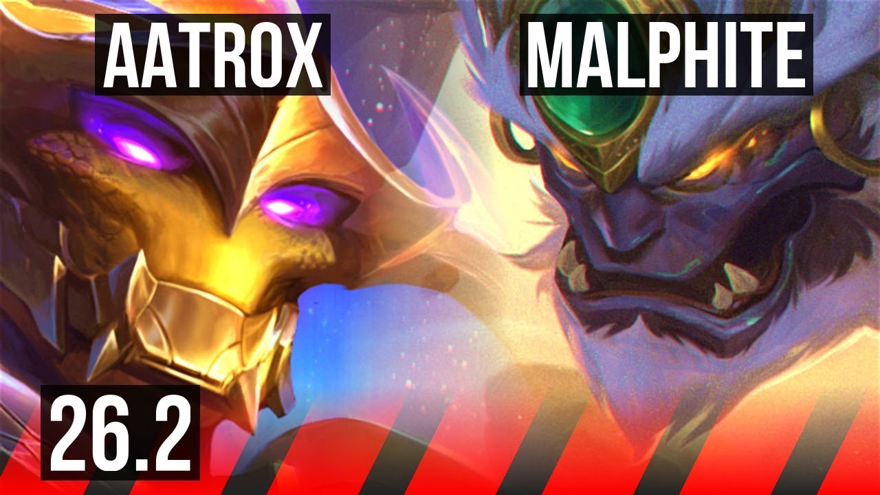 AATROX vs MALPHITE (TOP) | 46K damage | KR Master | 26.2
