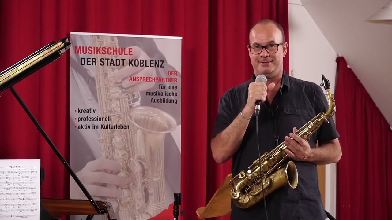 Vorstellung Saxophon und Jazzklavier im Livestream am 12. Juni 2021