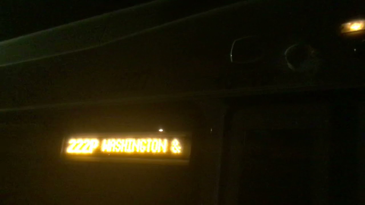 MBTA Bus Announcement 222P Washington & Pleasant Streets