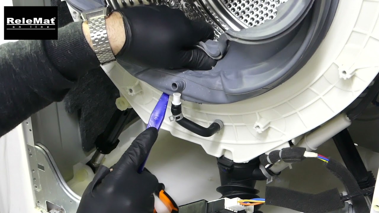 Como cambiar la goma escotilla de la lavadora LG.How to change the hatch of the LG washing machine.