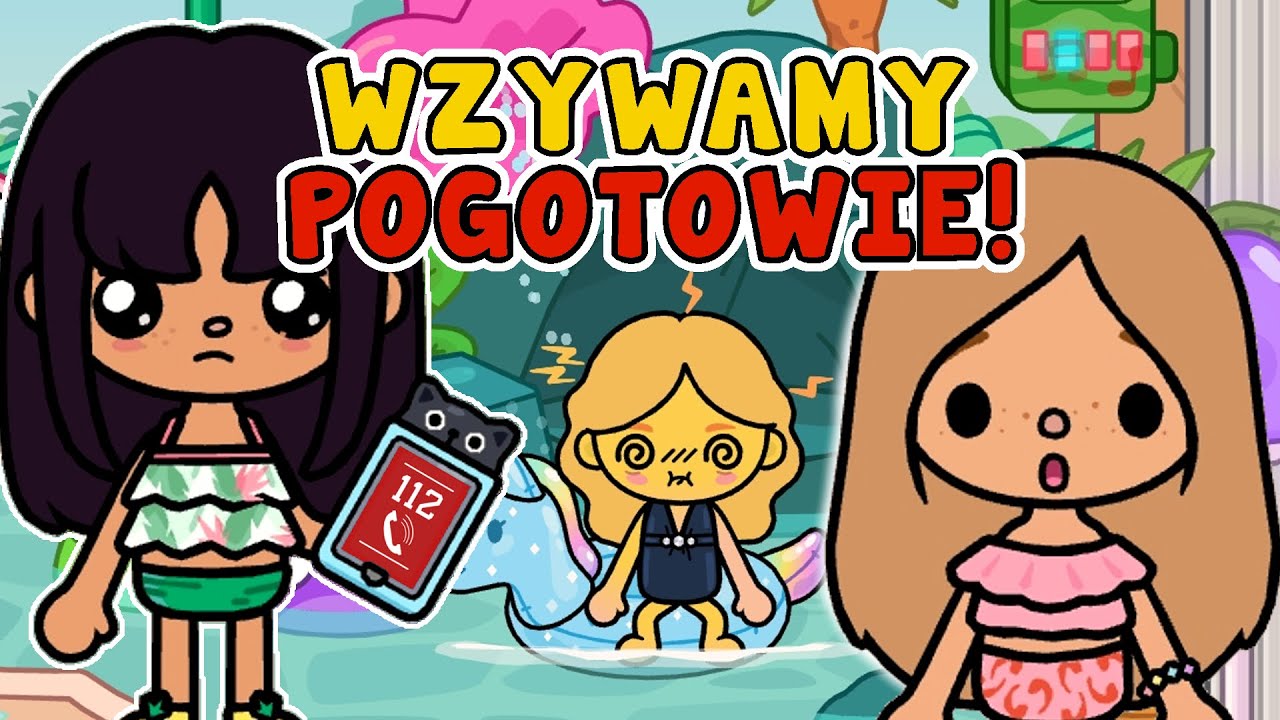 WZYWAMY POGOTOWIE 😥 NASZA PRZYJACIÓŁKA JEST CHORA 😭 TOCA BOCA HISTORYJKI PO POLSKU 🔥 TOPIK I TOPCIA