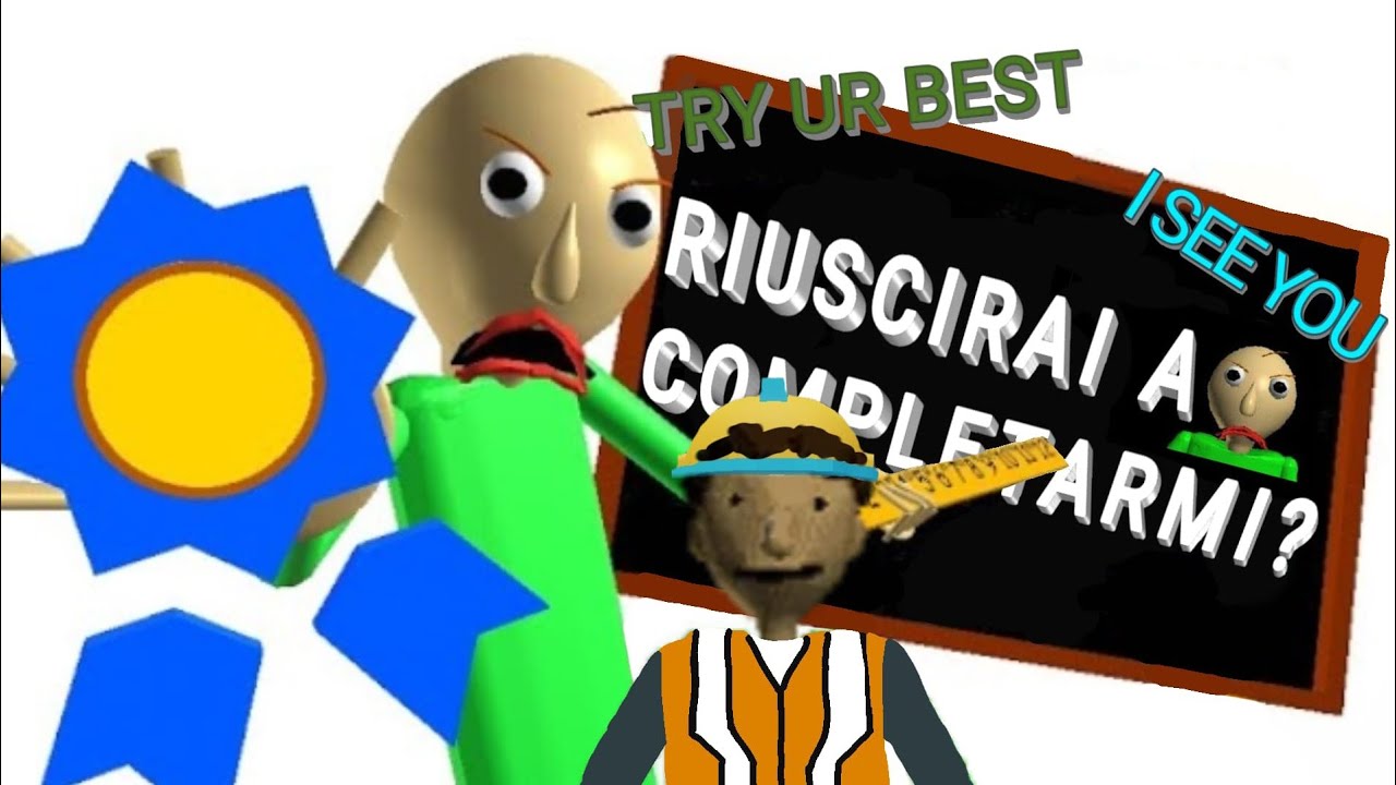 Baldi basic parte 2 ( se non riesco a completarlo entro un mese faccio voice reveal). 02/30