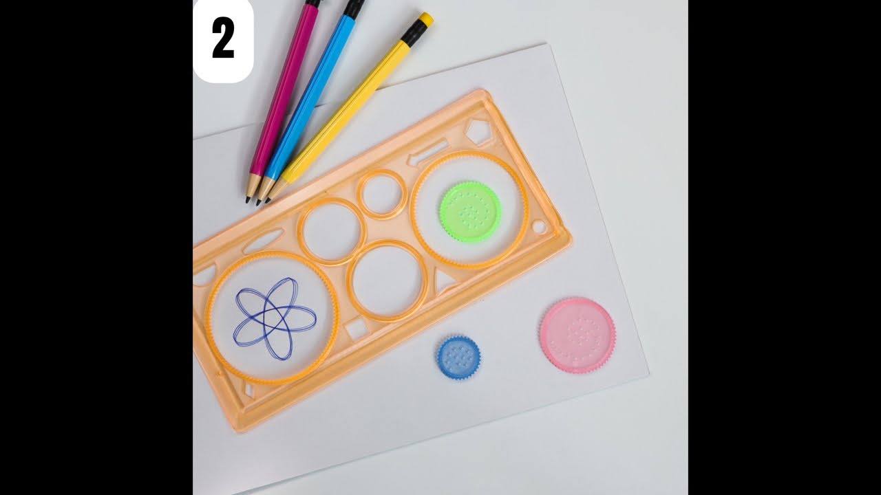 Visually Stunning Spirograph ASMR Art ✨ #asmr #satisfying #spirograph