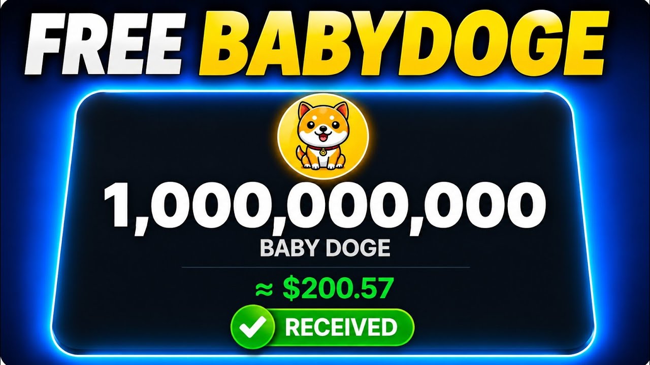 Earn FREE 1,000,000,000 BABY DOGE 🐶 from A FREE Telegram BOT