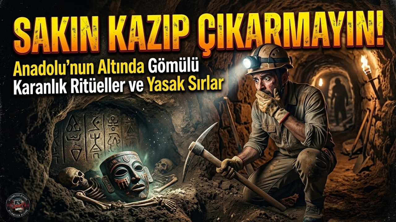 SAKIN KAZIP ÇIKARMAYIN! Anadolu'nun Altında Gömülü Karanlık Ritüeller ve Yasak Sırlar #tarihsırları