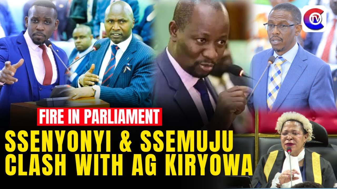 Fire in Parliament! LOP Ssenyonyi, Ssekikubo & Ssemujju Clash With AG Kiryowa in UMEME Buyout Debate