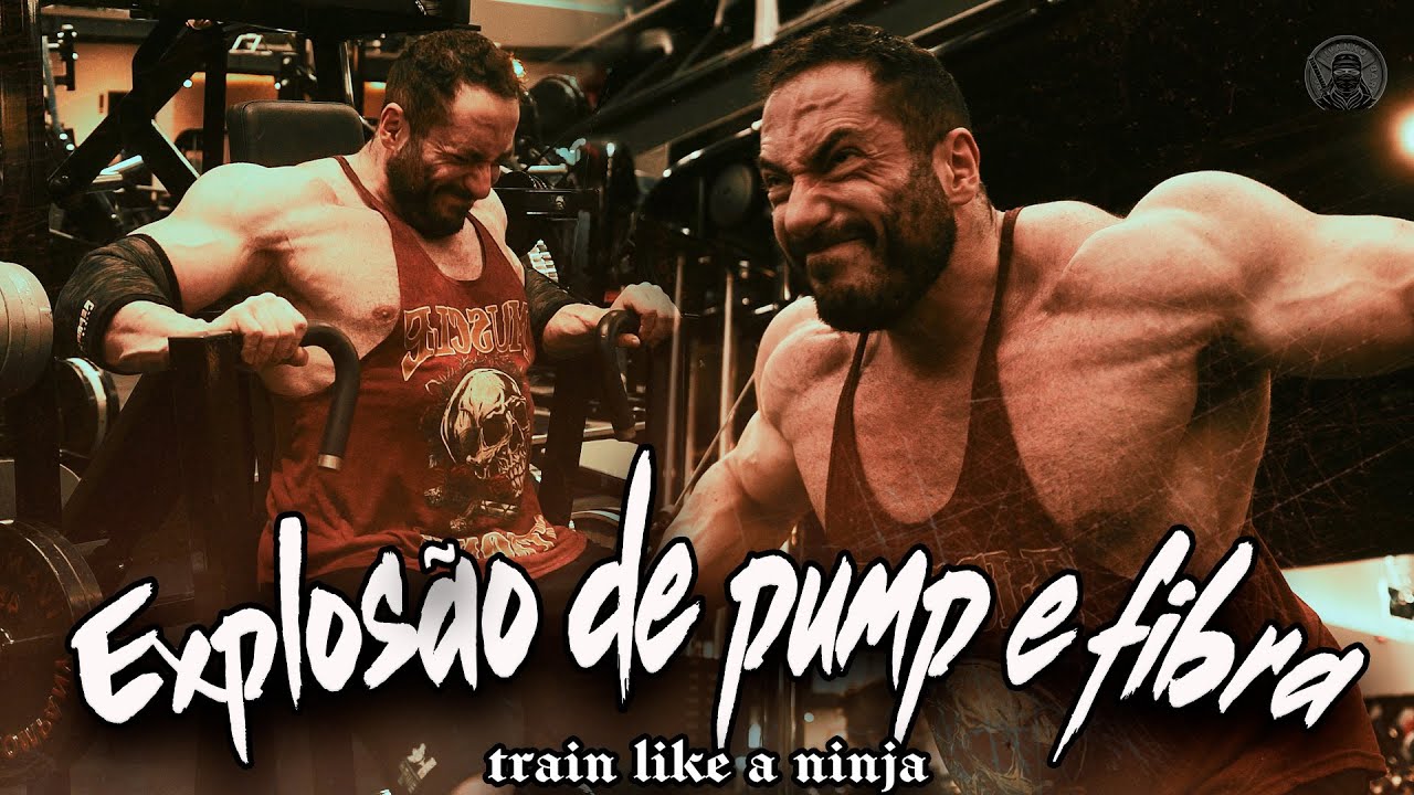 NINJA ESTÁ CADA VEZ MAIS ESQUISITO! - PUSH DAY - TRAIN LKE A NINJA