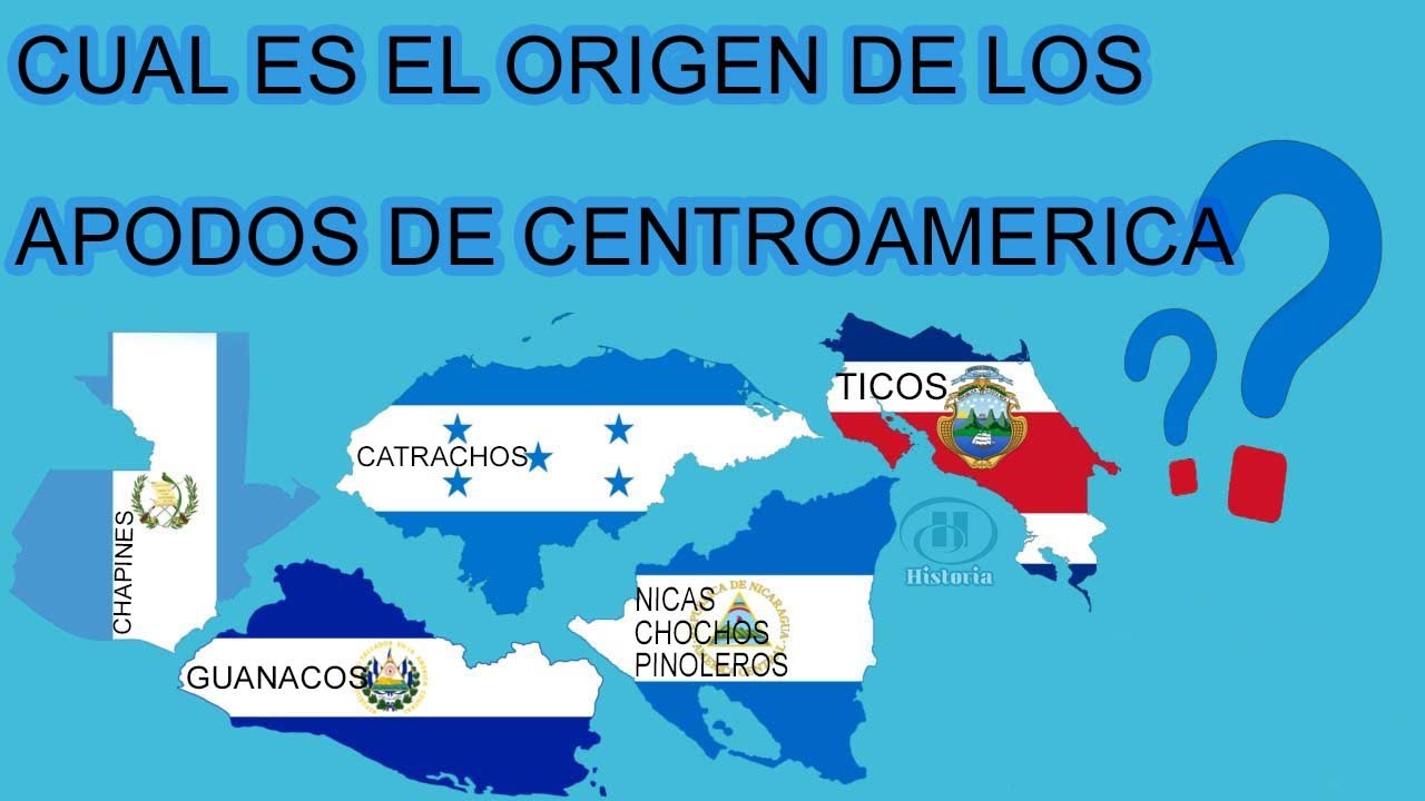 Origen de los Apodos coloquiales de Centroamérica