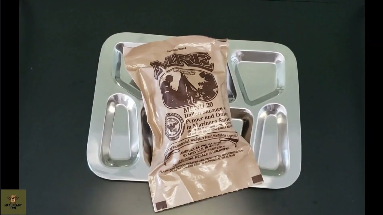 US MRE Menu 20 – Is This the Best Military Meal Yet?! 🍽️🔥