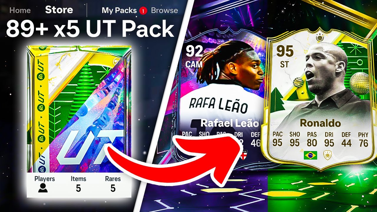 Ponad 89 x5 ZIMOWYCH PACZEK DZIKICH KART/NUMEROFUT! 🚨 FC 25 Ultimate Team