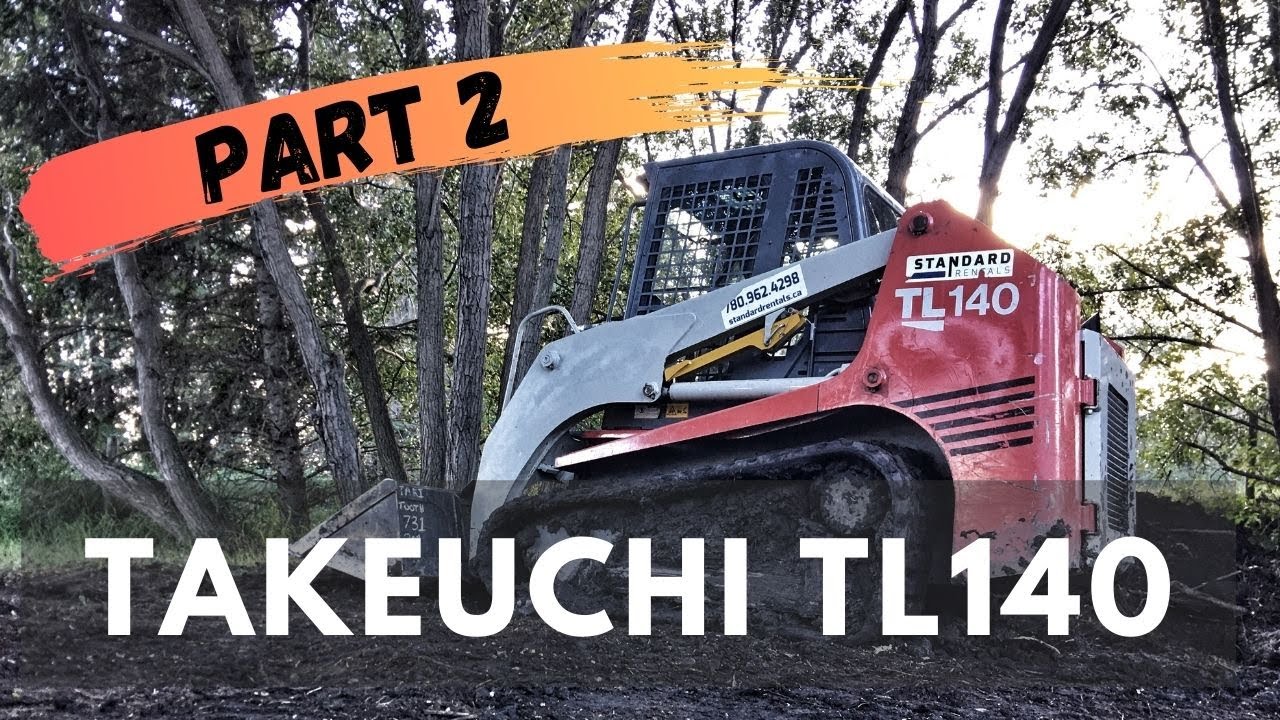 Аренда гусеничного погрузчика для уборки мусора | Takeuchi TL 140 Pt2/3