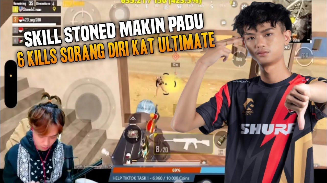 SKILL STONED MAKIN PADU 6 KILLS SORANG DIRI KAT ULTIMATE