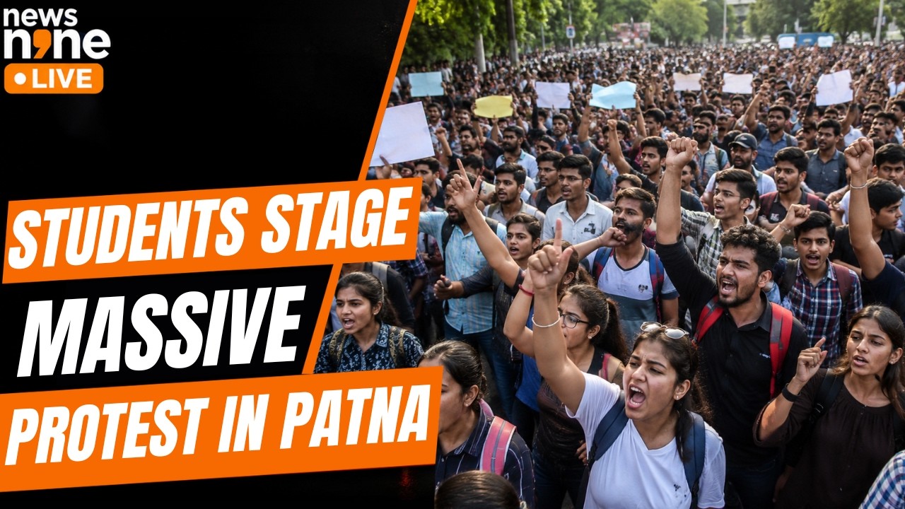 Patna BPSC Protest: Students Break Barricades, Demand Cancellation of 70th BPSC Exam | News9