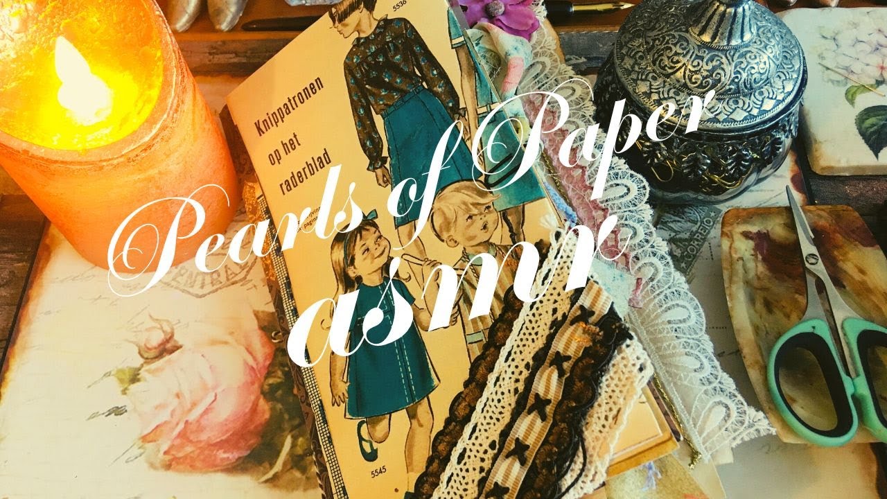 ASMR Journal Scrapbook Ideas ✂️ Kids Fashion 60 's
