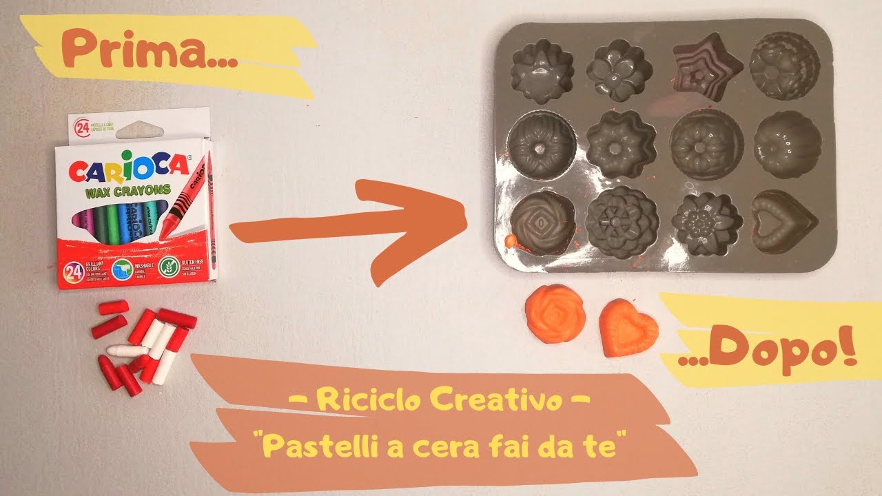 - Riciclo Creativo - Pastelli a cera fai da te -